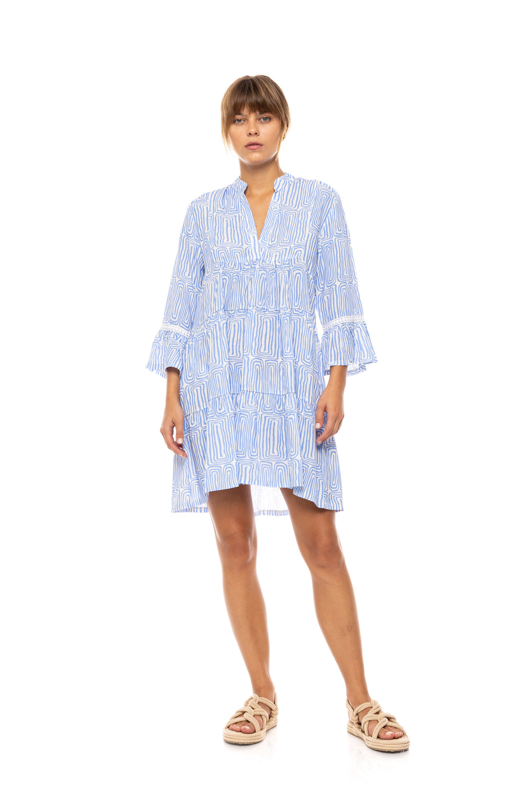 Pink Label - Beachwear Ice Blue Geo