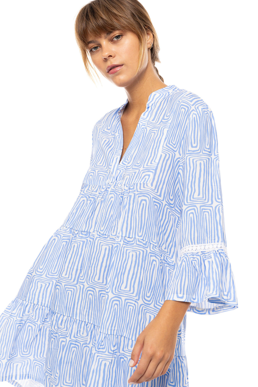 Pink Label - Beachwear Ice Blue Geo