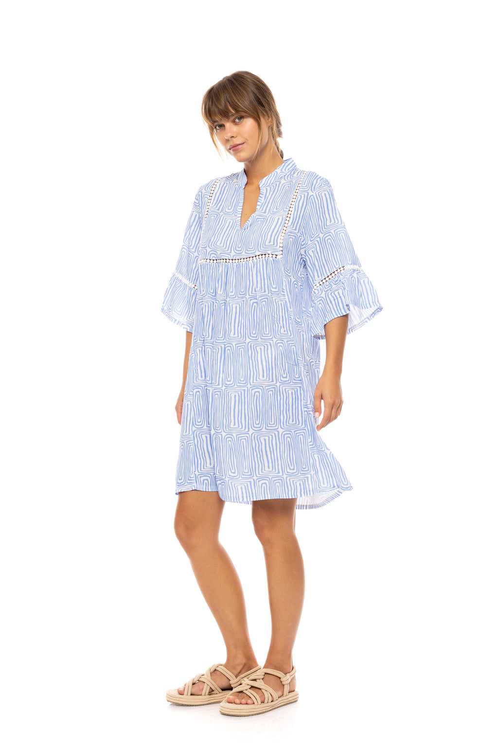 Pink Label - Beachwear Ice Blue Geo