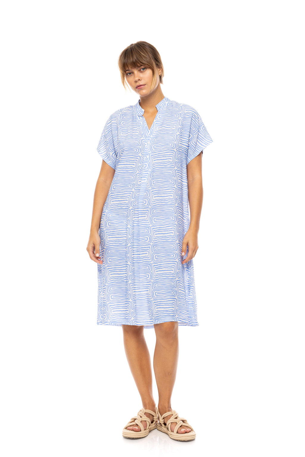 Pink Label - Beachwear Ice Blue Geo