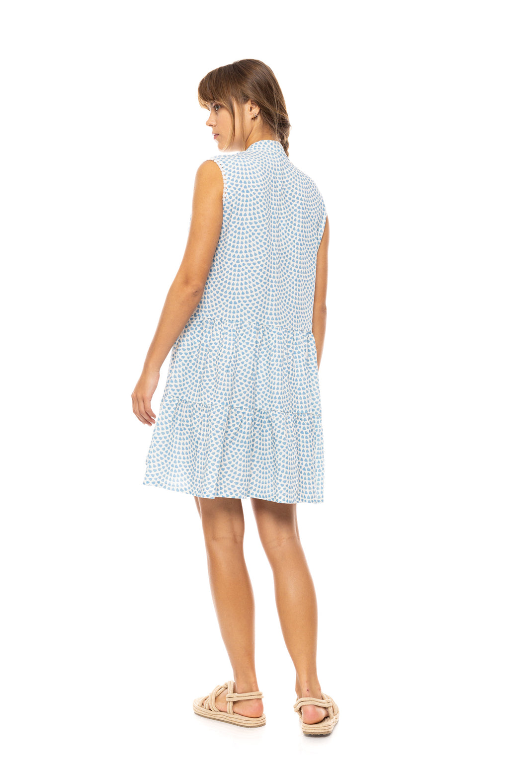 Pink Label - Beachwear Vista Blue & Cream