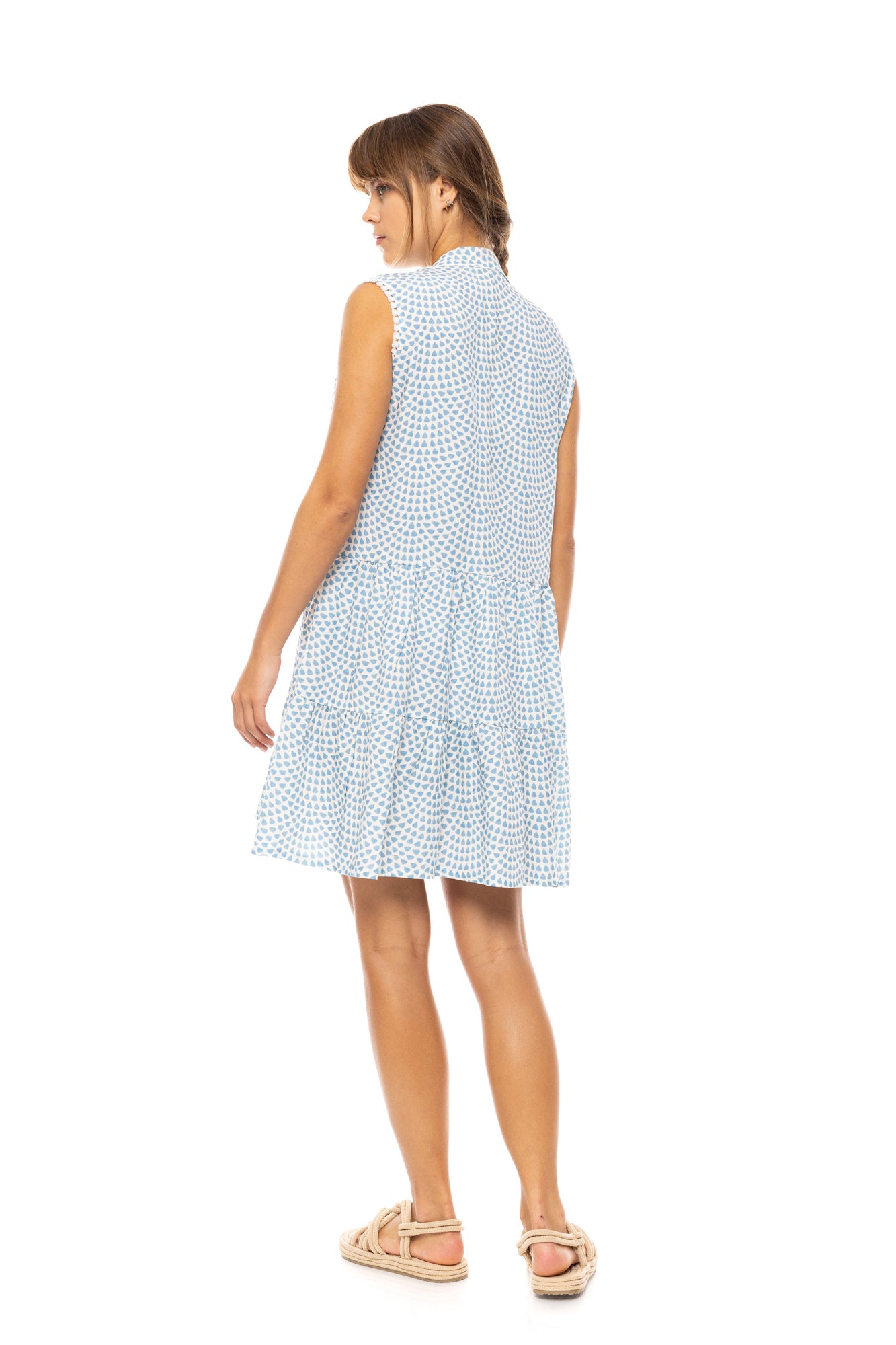 Pink Label - Beachwear Vista Blue & Cream