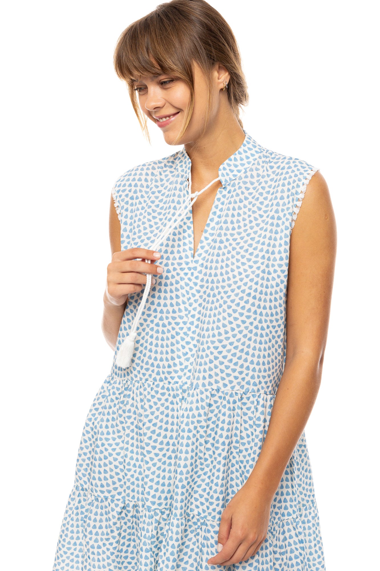 Pink Label - Beachwear Vista Blue & Cream