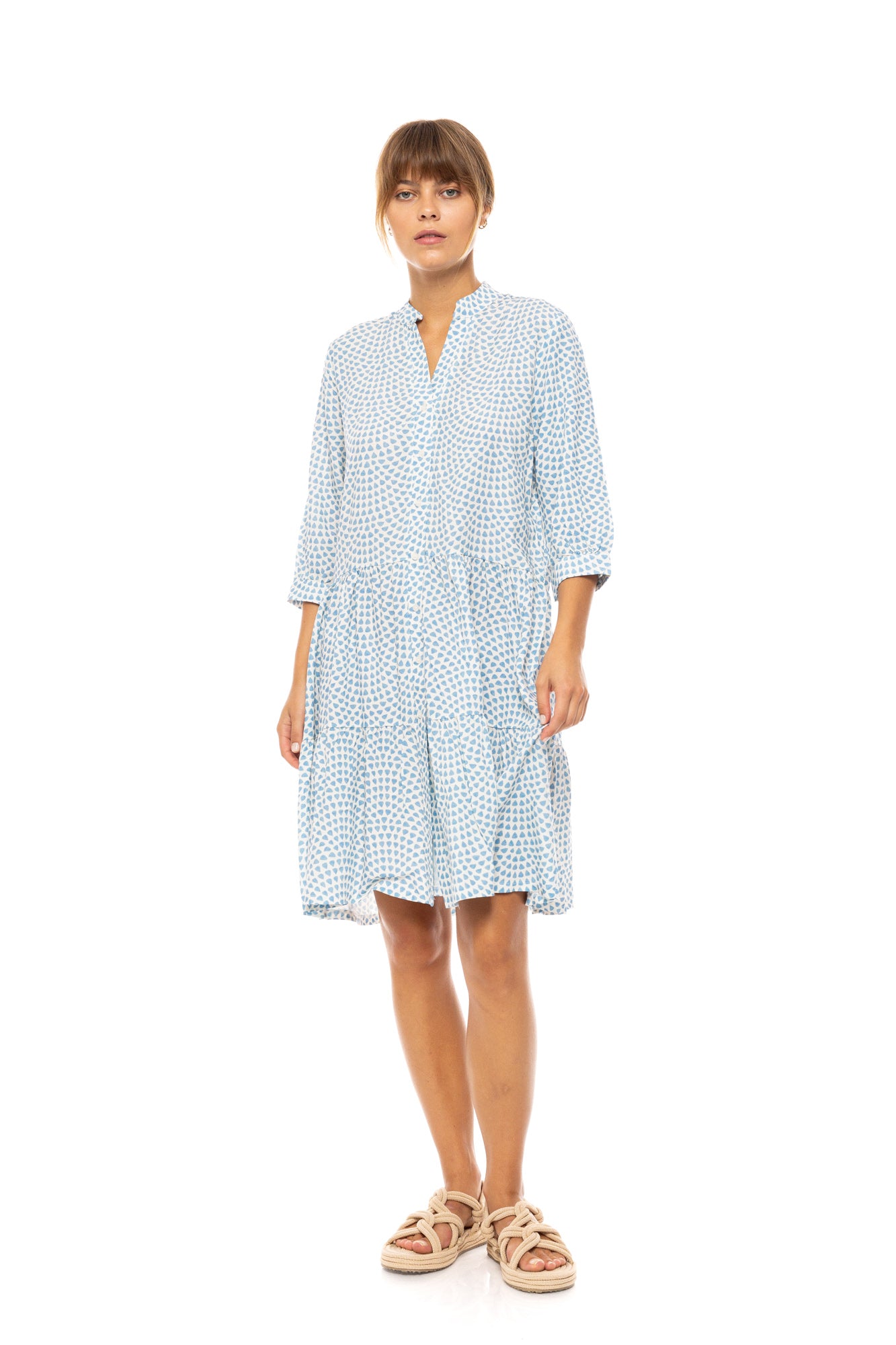 Pink Label - Beachwear Vista Blue & Cream