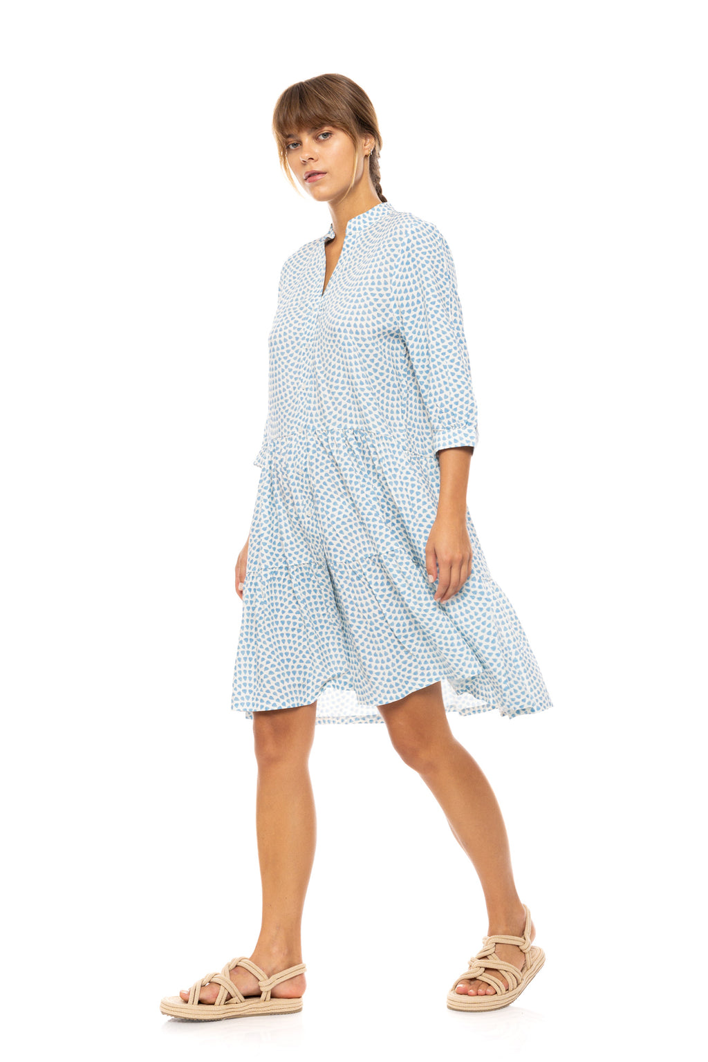 Pink Label - Beachwear Vista Blue & Cream
