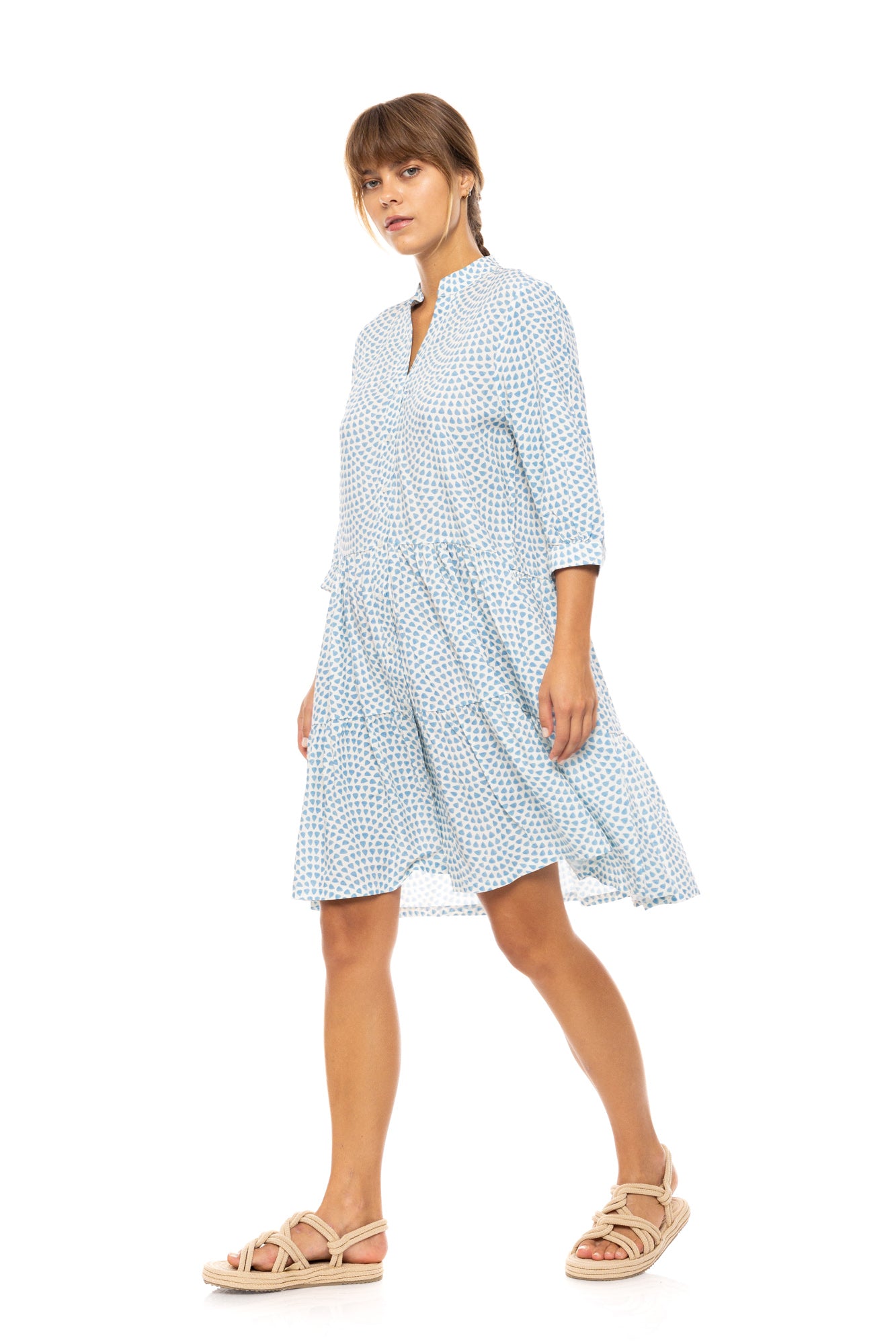 Pink Label - Beachwear Vista Blue & Cream