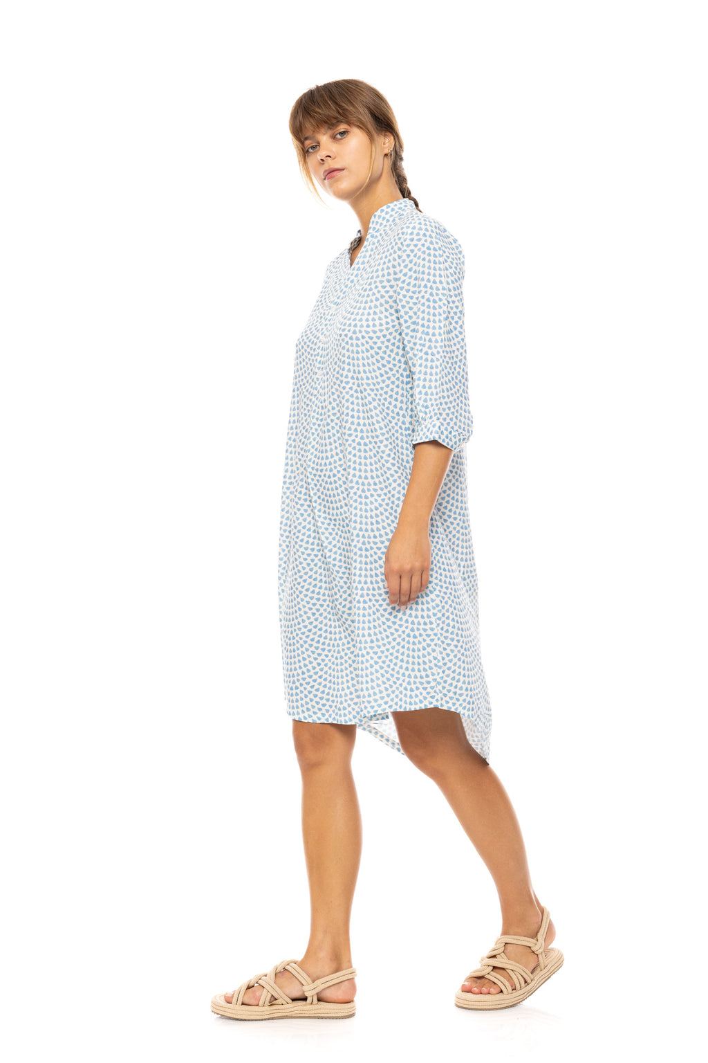 Pink Label - Beachwear Vista Blue & Cream