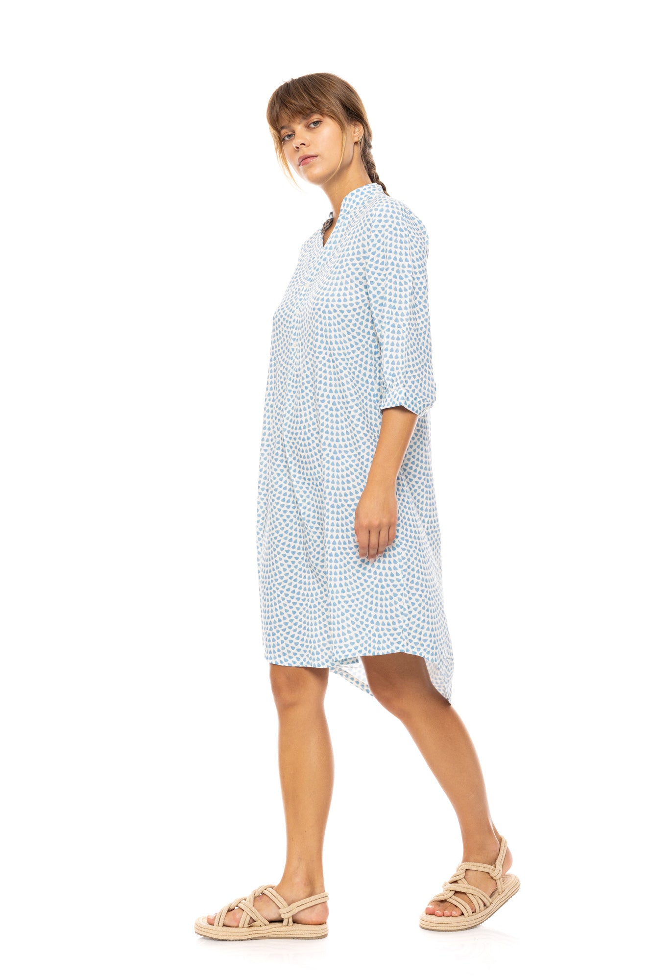 Pink Label - Beachwear Vista Blue & Cream