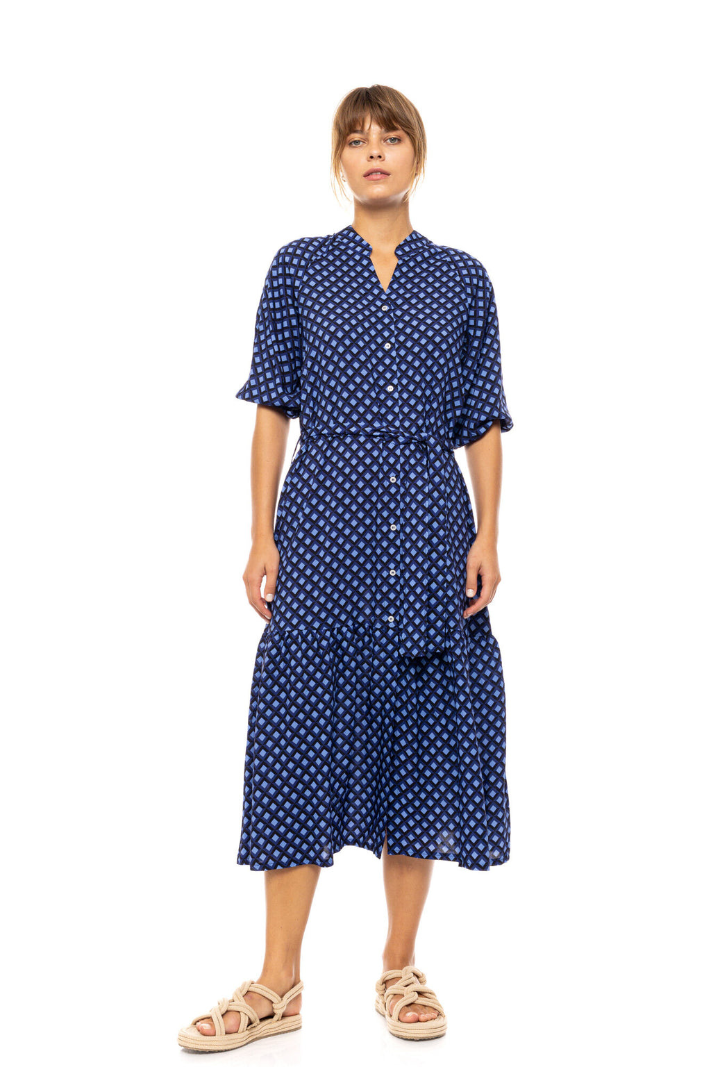 Pink Label - Beachwear Long Blue Azure