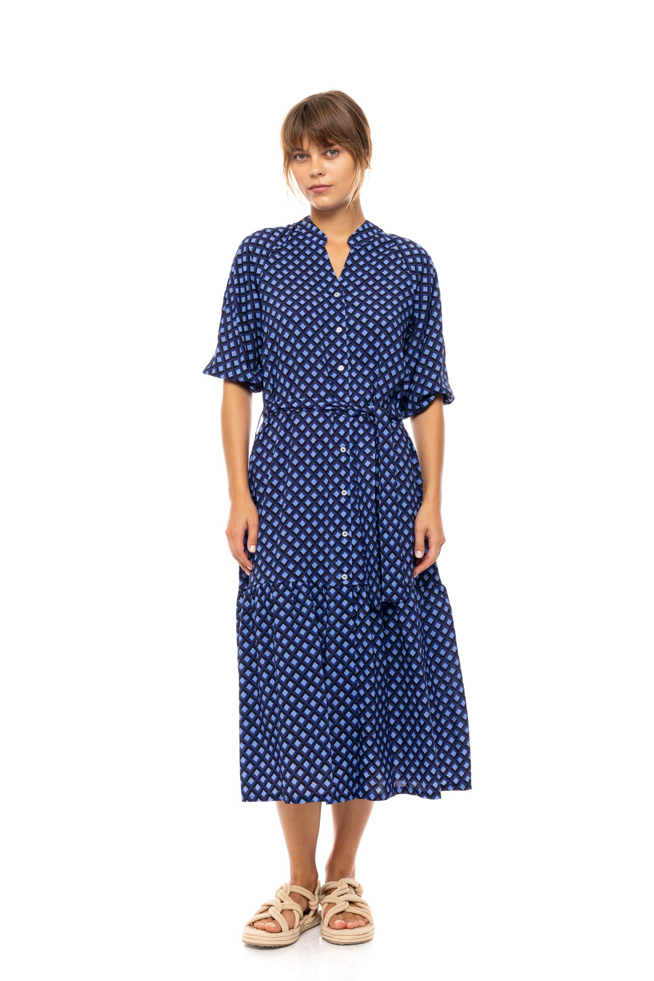 Pink Label - Beachwear Long Blue Azure