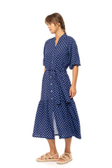 Pink Label - Beachwear Long Blue Azure