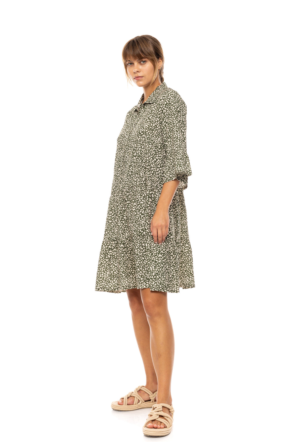 Pink Label - Beachwear Ditsy Green