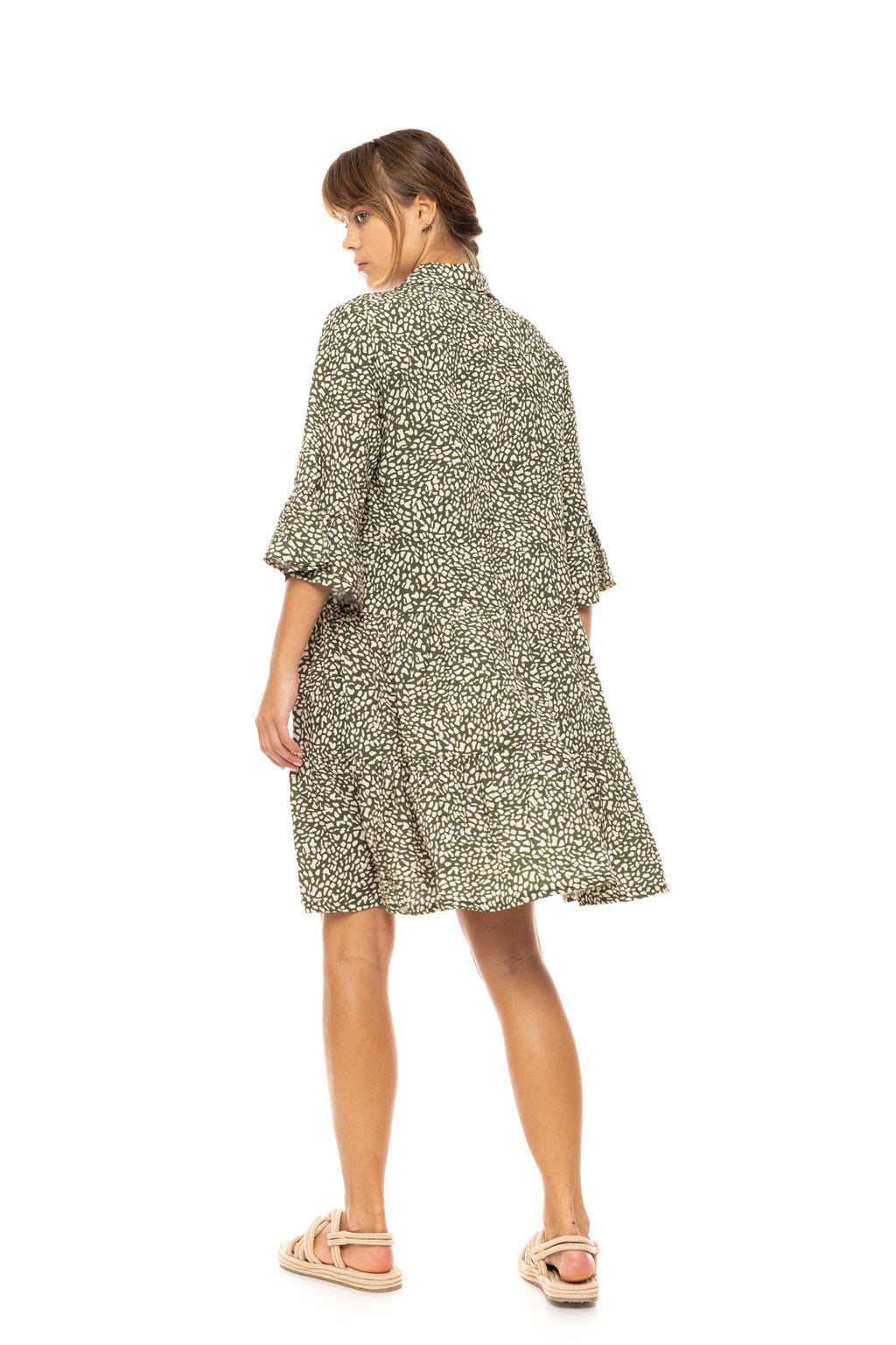 Pink Label - Beachwear Ditsy Green