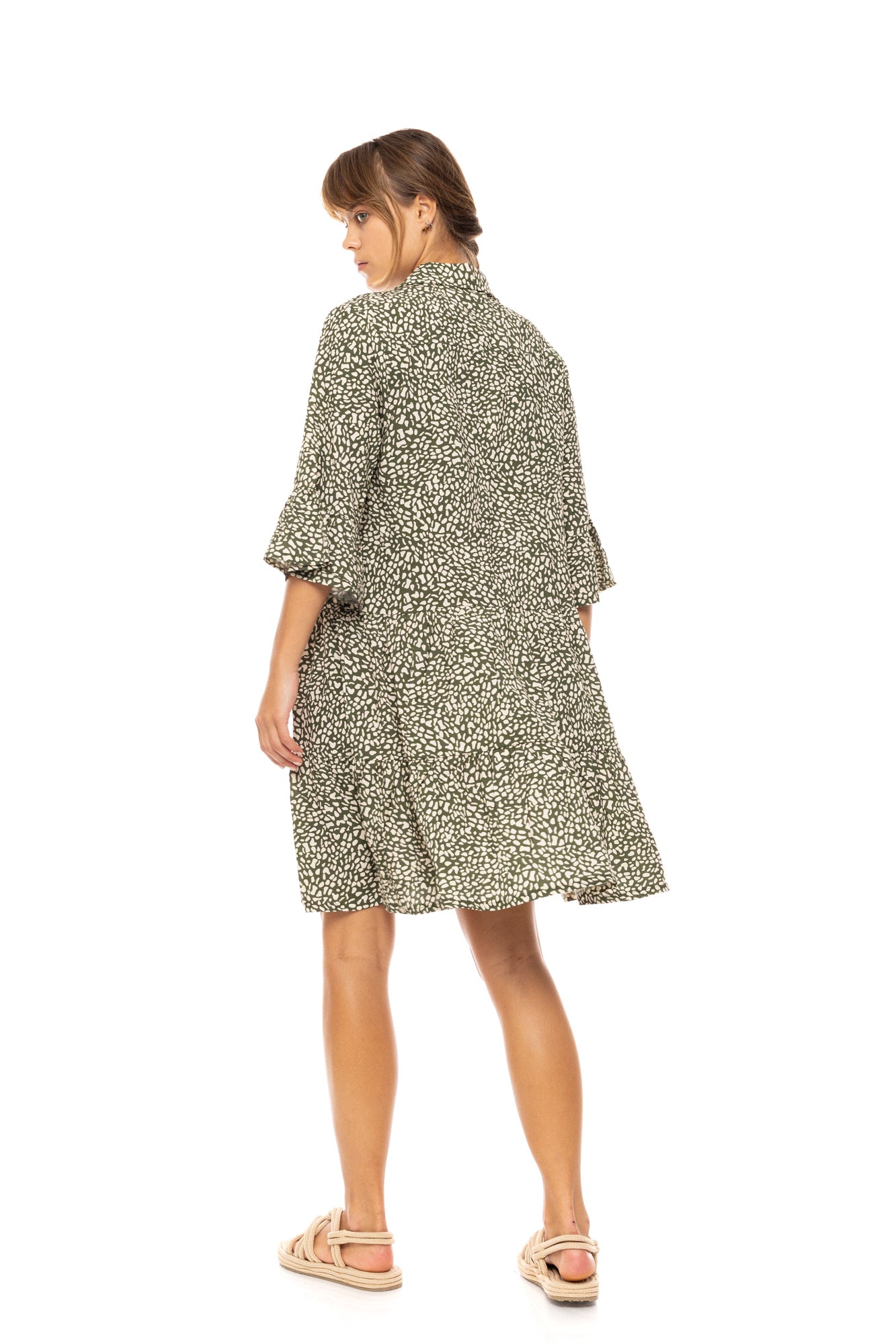 Pink Label - Beachwear Ditsy Green