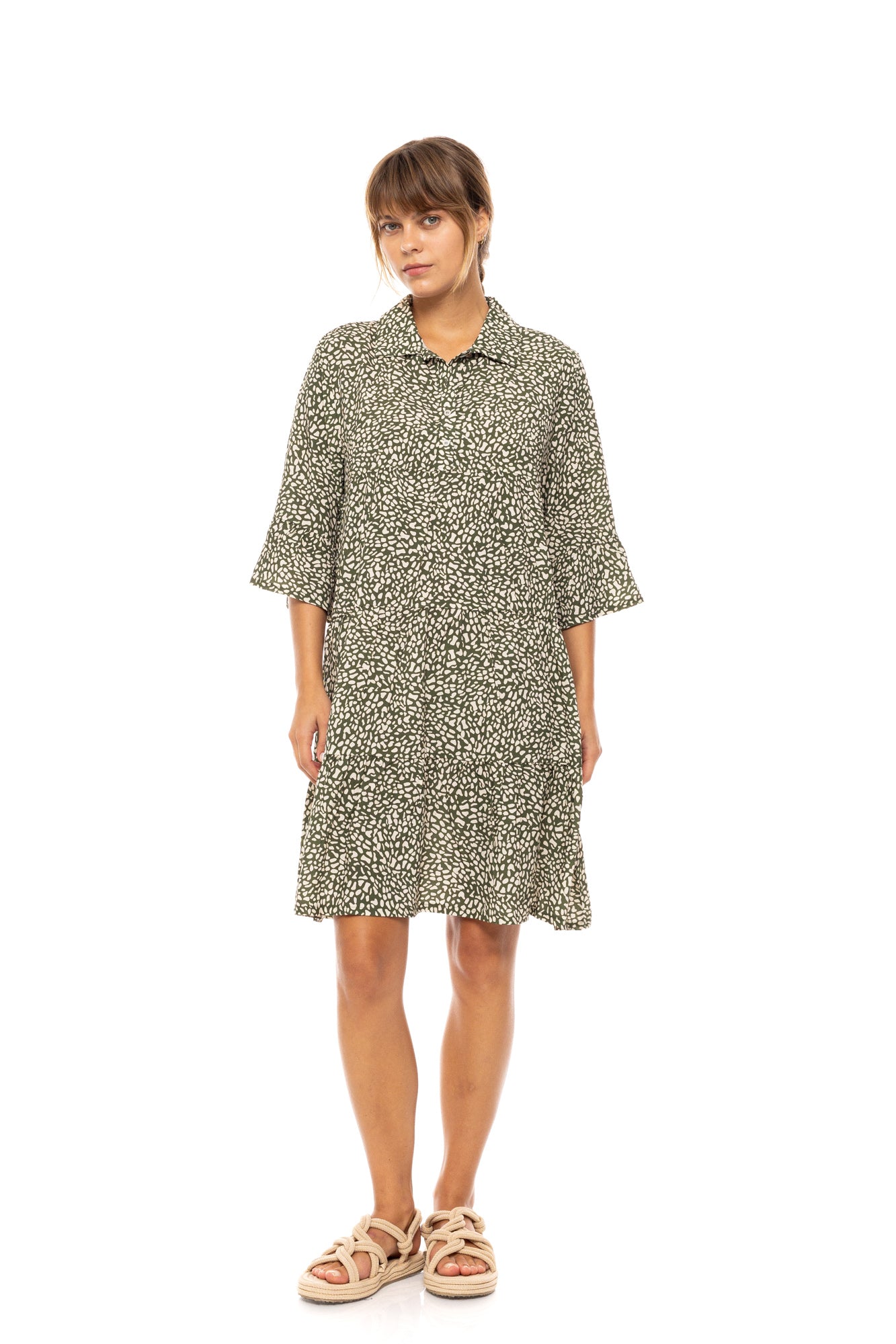 Pink Label - Beachwear Ditsy Green