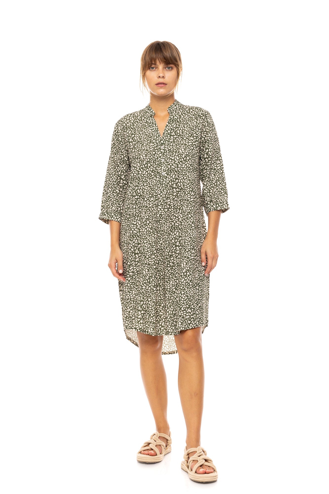 Pink Label - Beachwear Ditsy Green