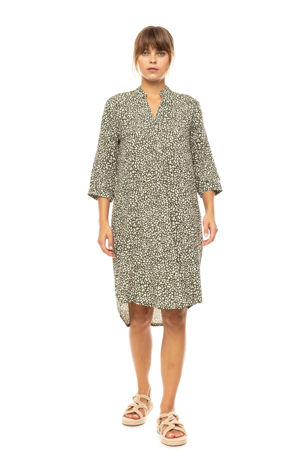 Pink Label - Beachwear Ditsy Green