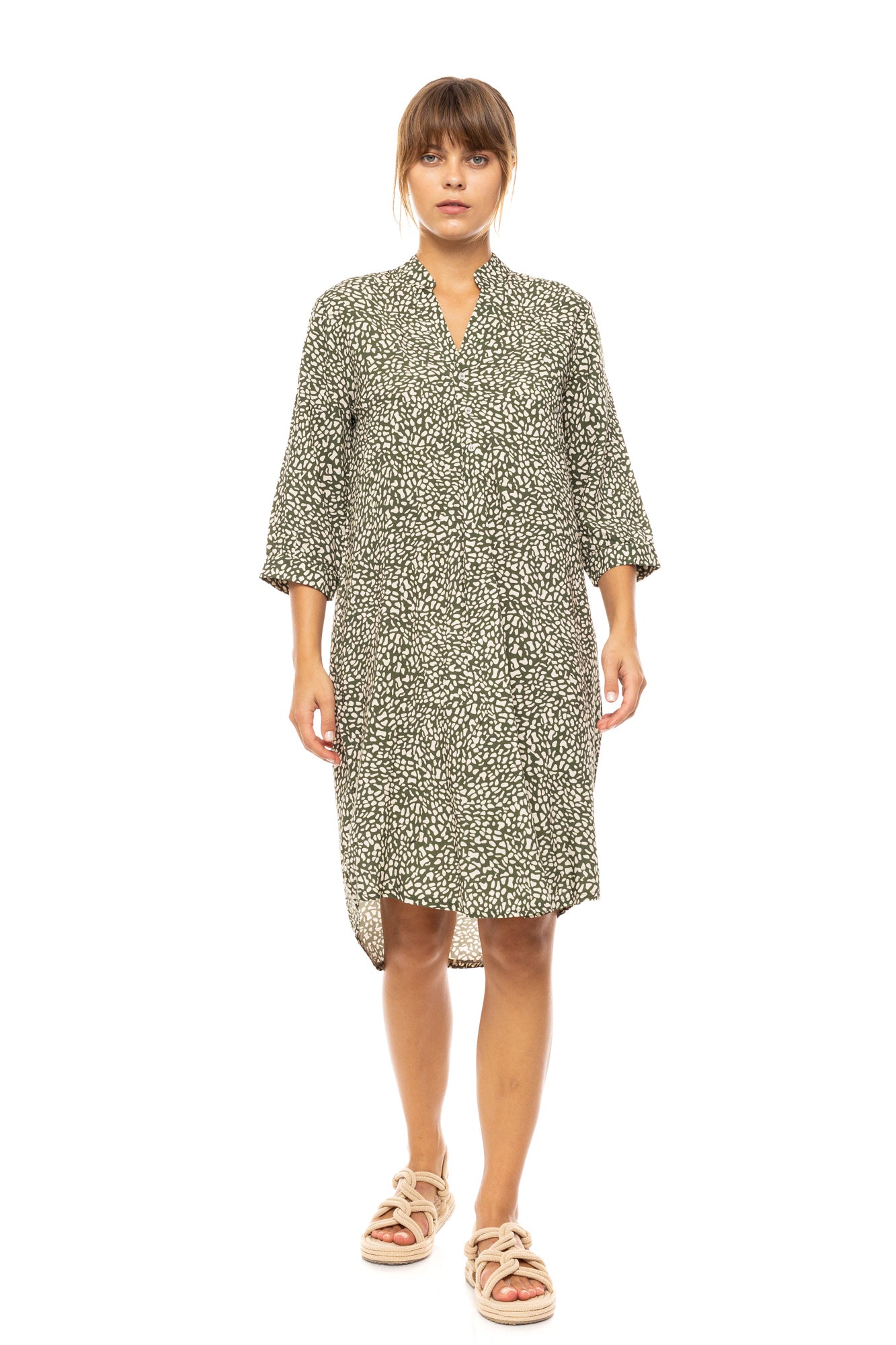 Pink Label - Beachwear Ditsy Green