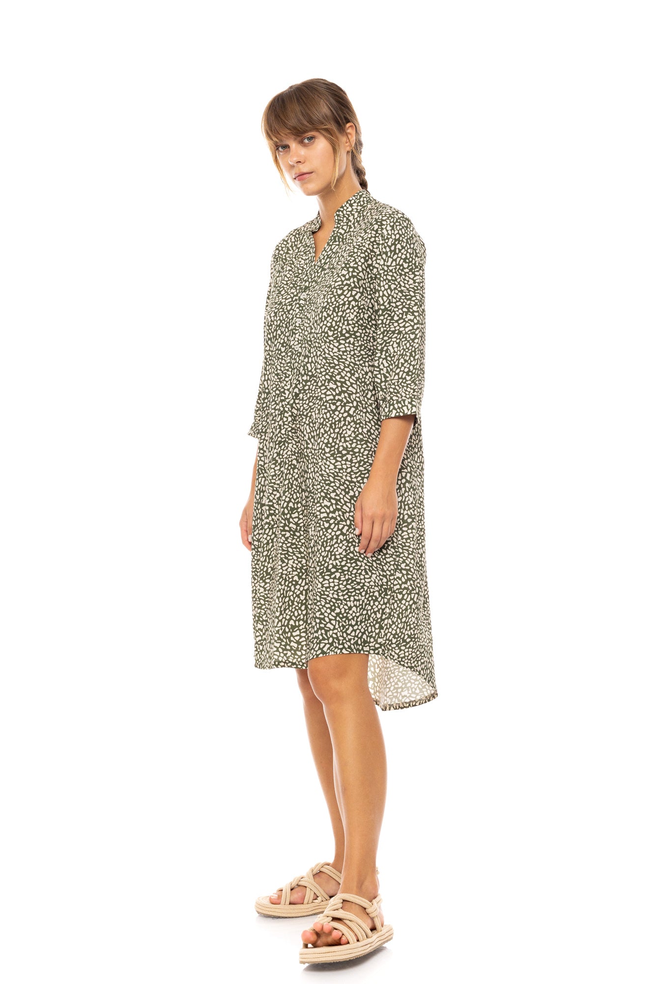 Pink Label - Beachwear Ditsy Green