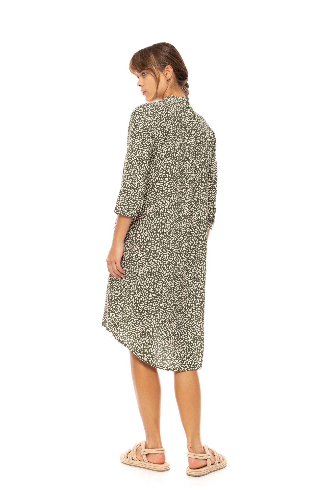 Pink Label - Beachwear Ditsy Green