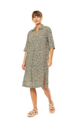 Pink Label - Beachwear Ditsy Green