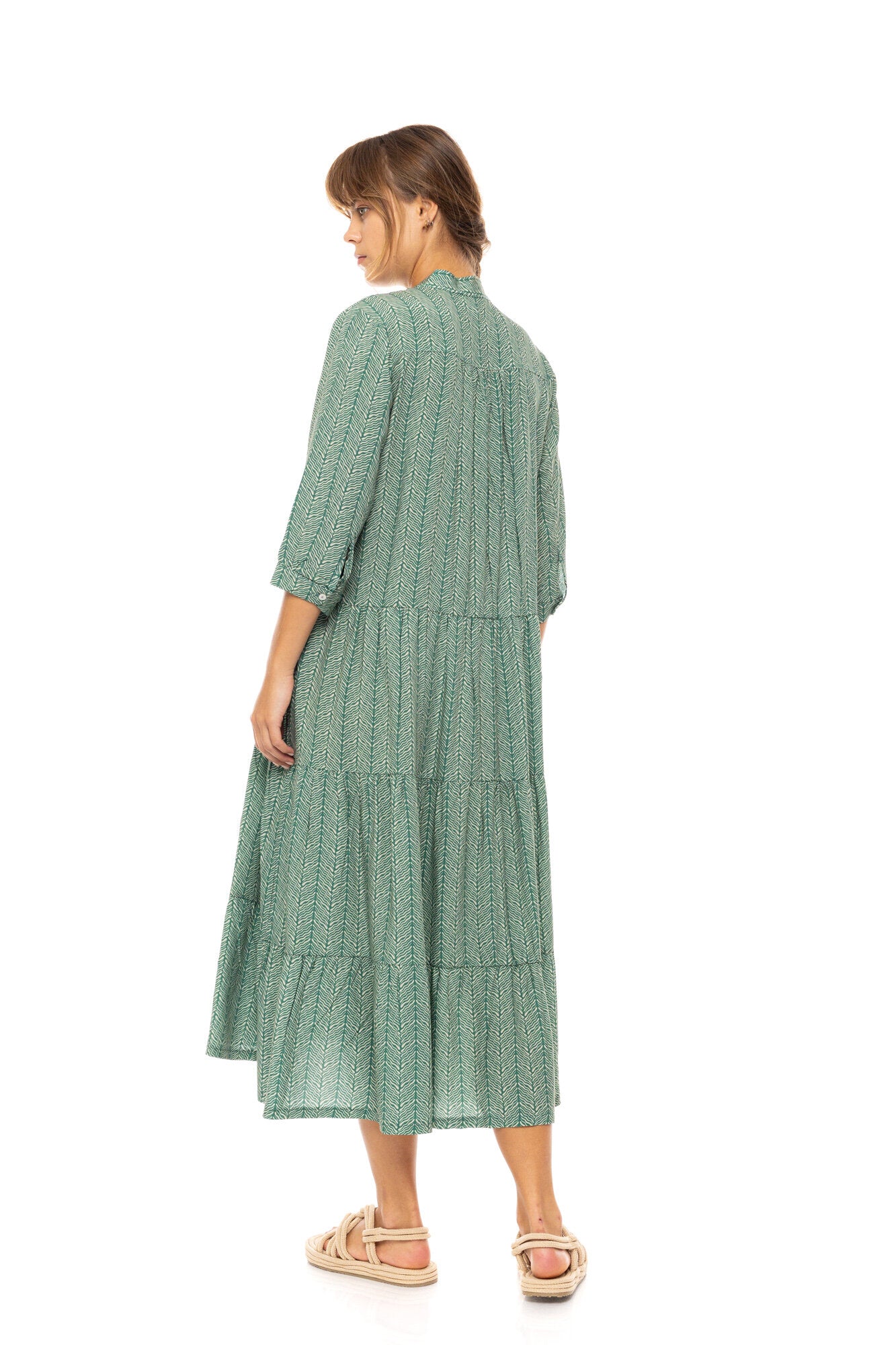 Pink Label - Beachwear Long Jugle Green