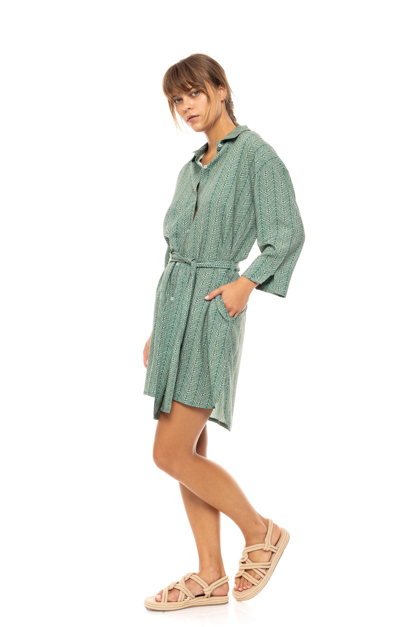 Pink Label - Beachwear Jugle Green