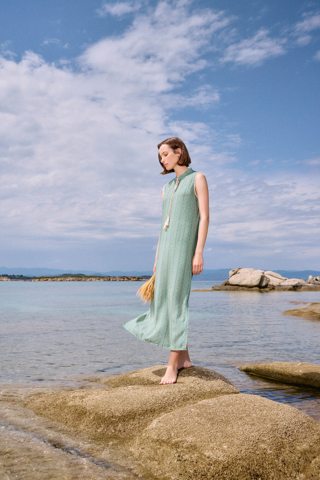 Pink Label - Beachwear Long Jugle Green