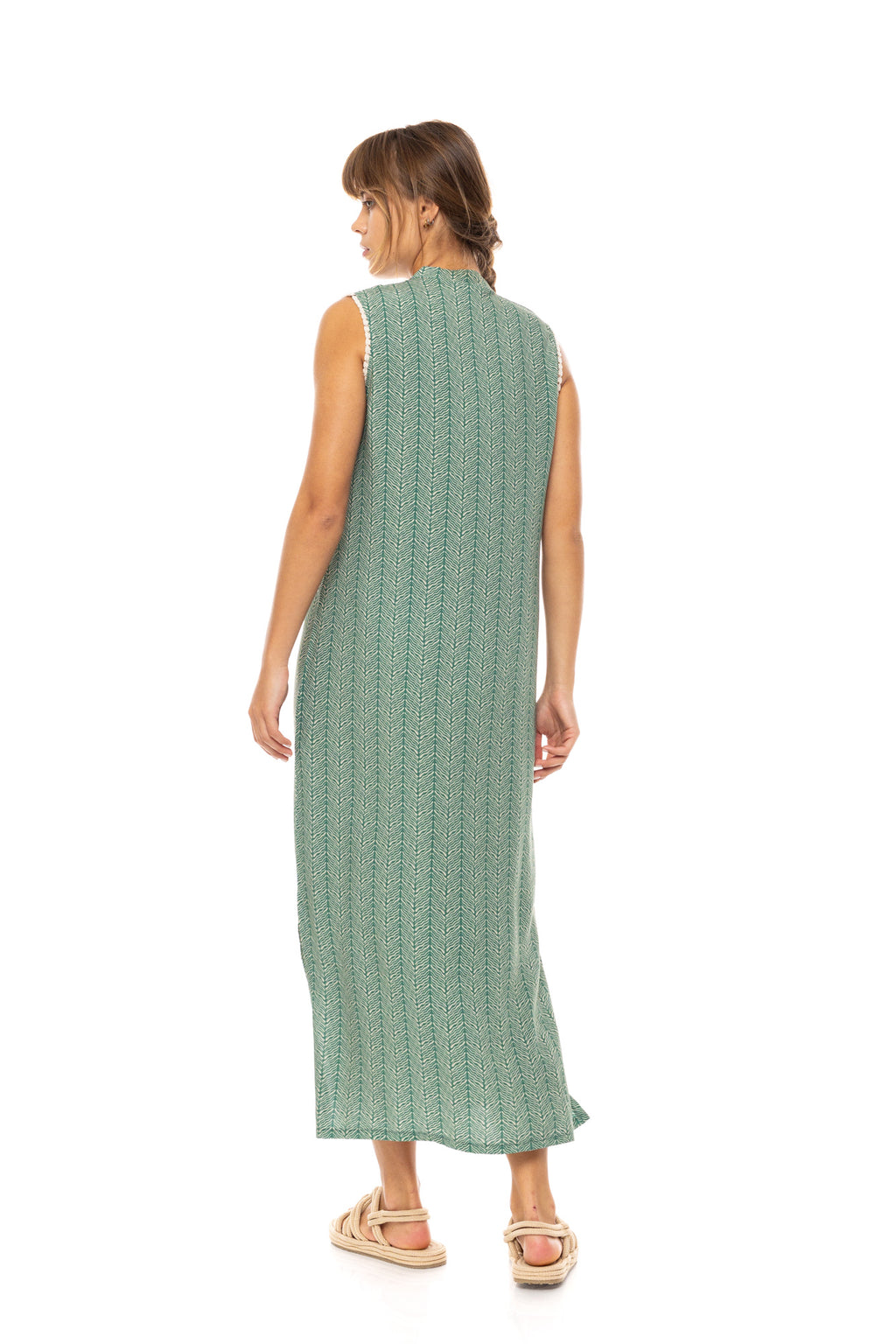 Pink Label - Beachwear Long Jugle Green