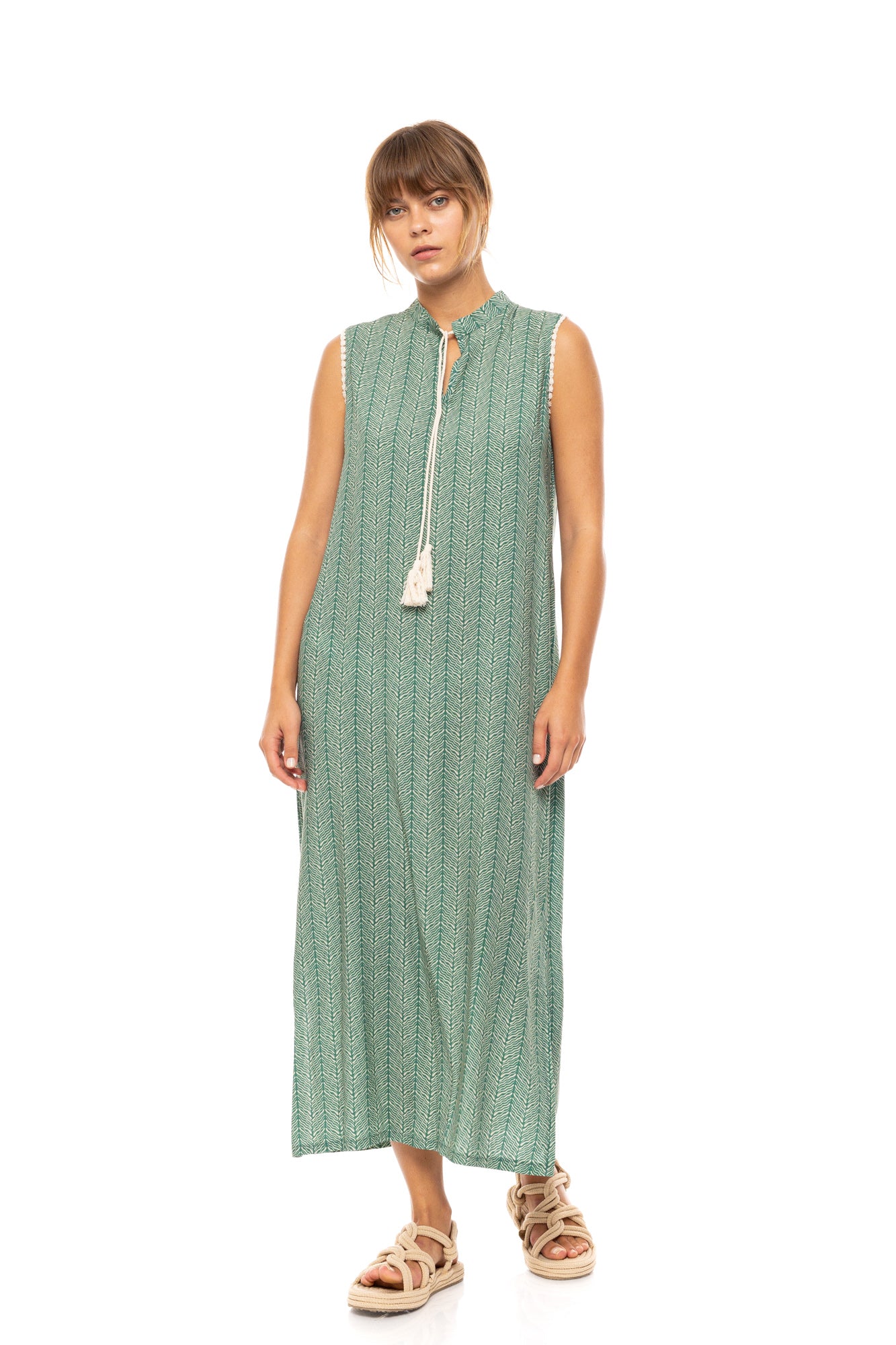 Pink Label - Beachwear Long Jugle Green