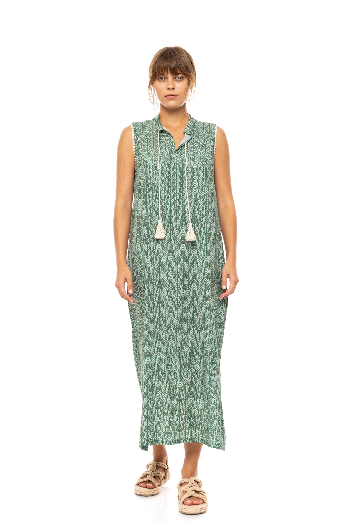 Pink Label - Beachwear Long Jugle Green