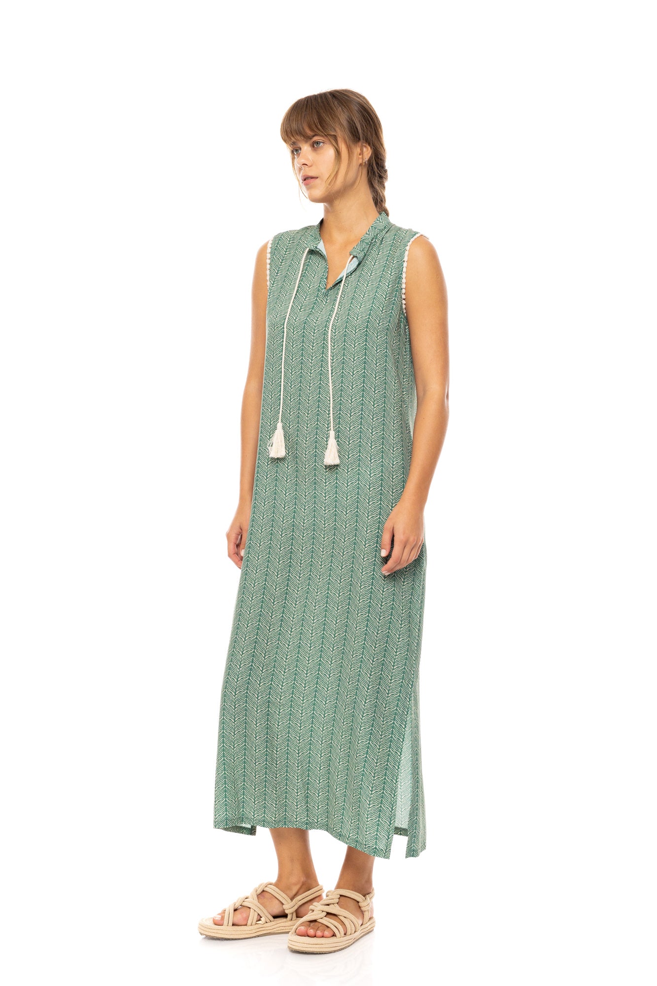 Pink Label - Beachwear Long Jugle Green