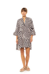 Pink Label - Beachwear Black Geo
