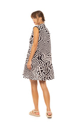 Pink Label - Beachwear Black Geo