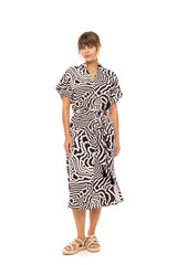 Pink Label - Beachwear Black Geo