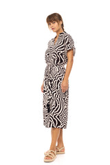 Pink Label - Beachwear Black Geo
