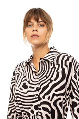 Pink Label - Beachwear Black Geo