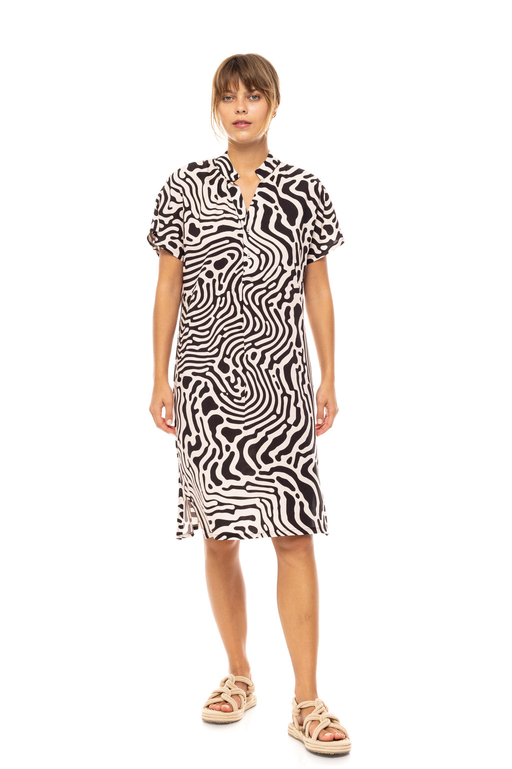 Pink Label - Beachwear Black Geo