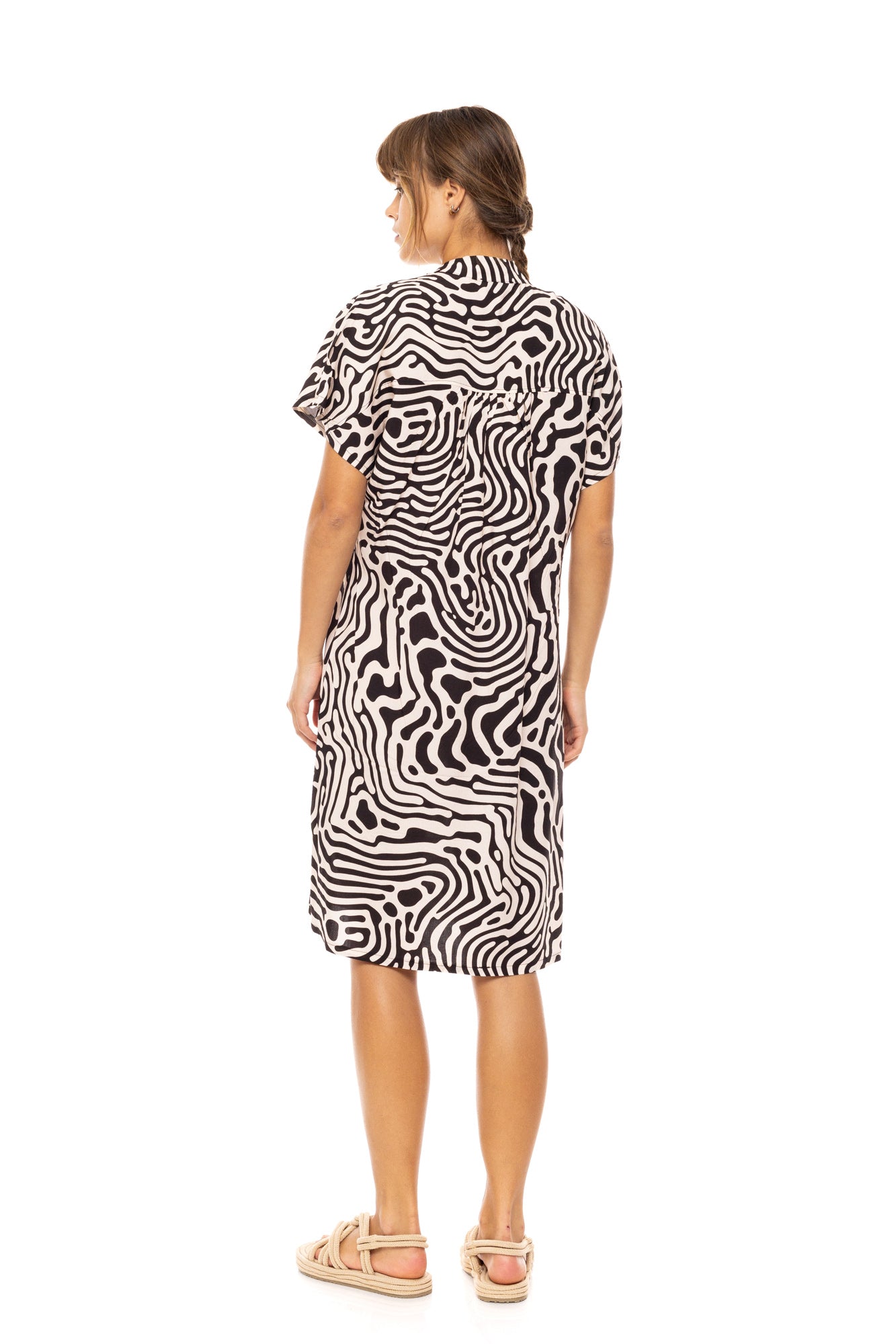 Pink Label - Beachwear Black Geo