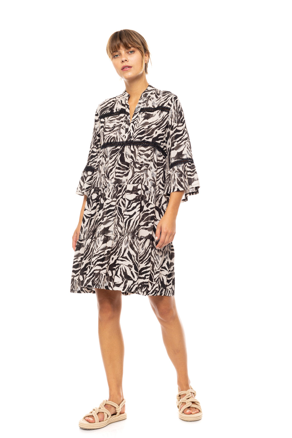 Pink Label - Beachwear Black Leopard