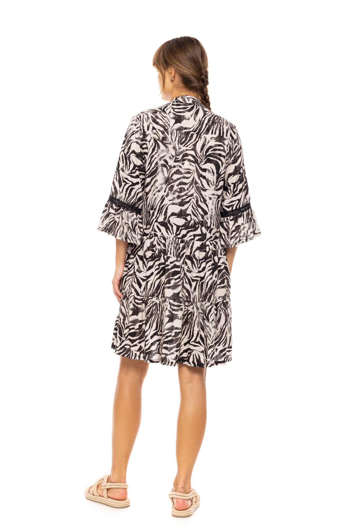 Pink Label - Beachwear Black Leopard