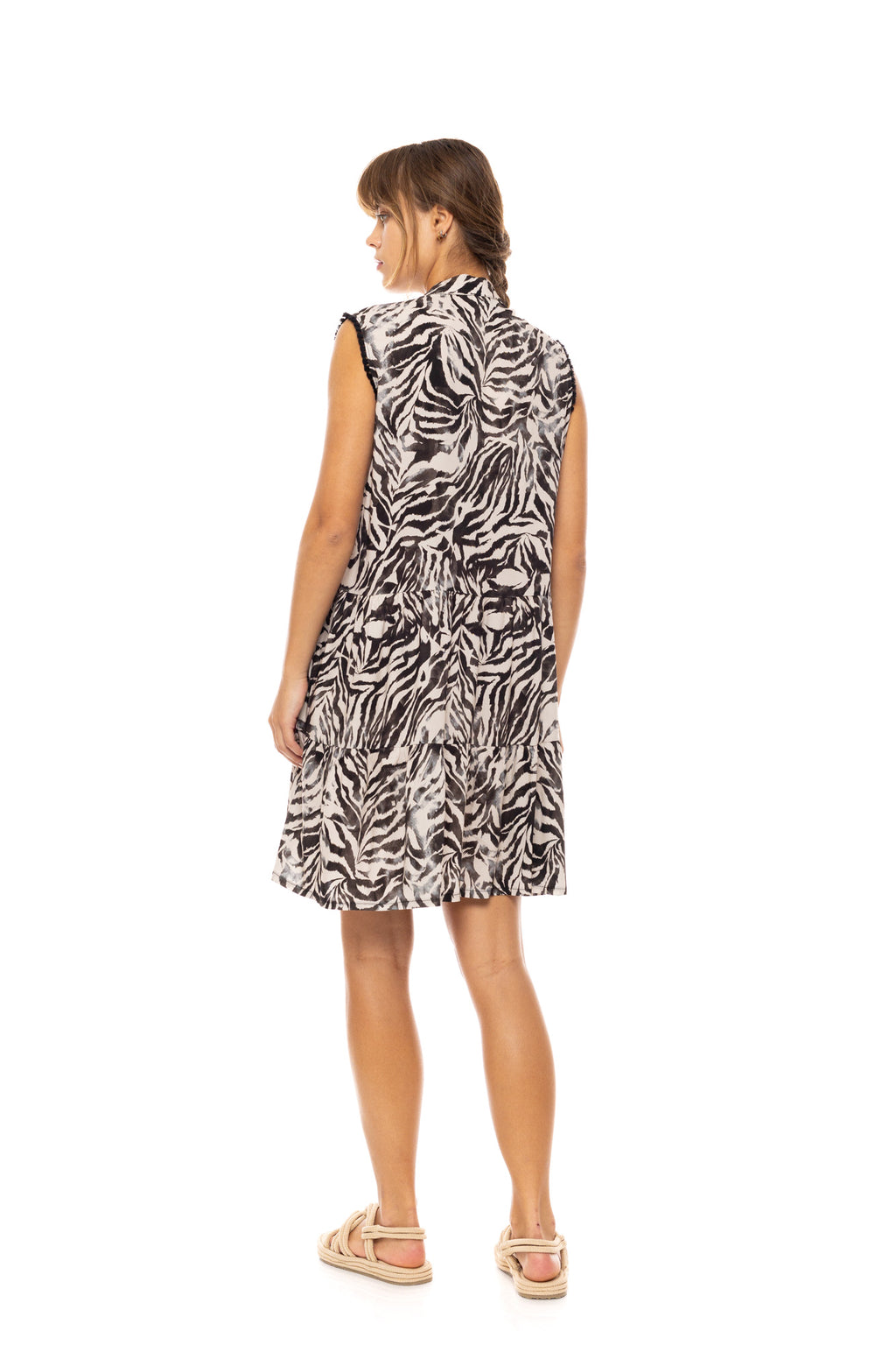 Pink Label - Beachwear Black Leopard