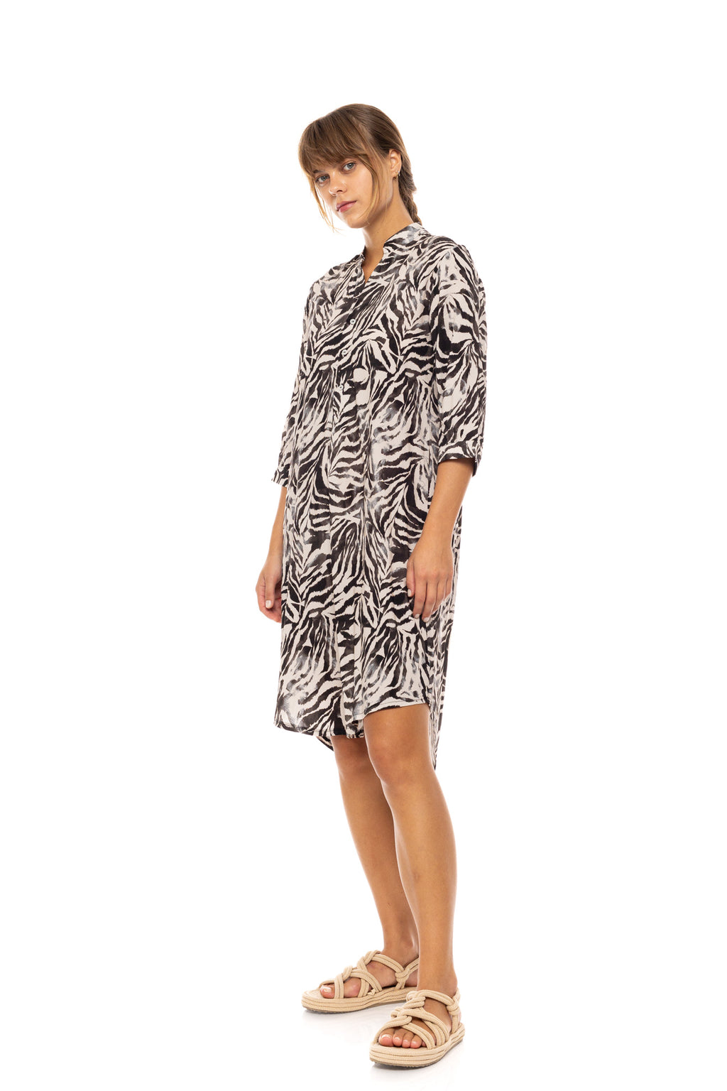 Pink Label - Beachwear Black Leopard