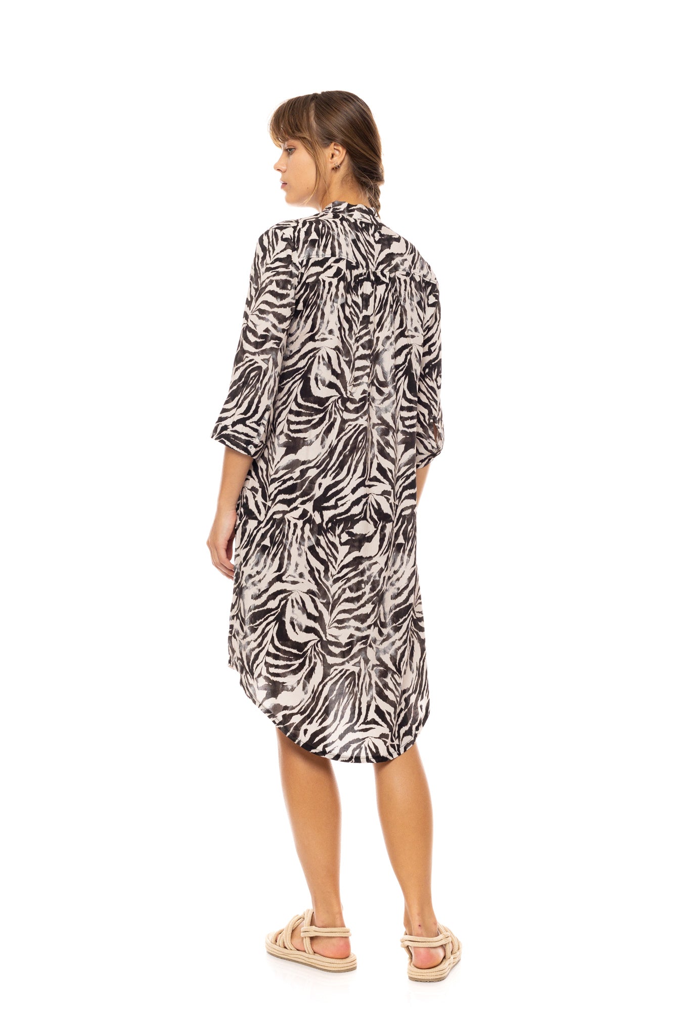 Pink Label - Beachwear Black Leopard