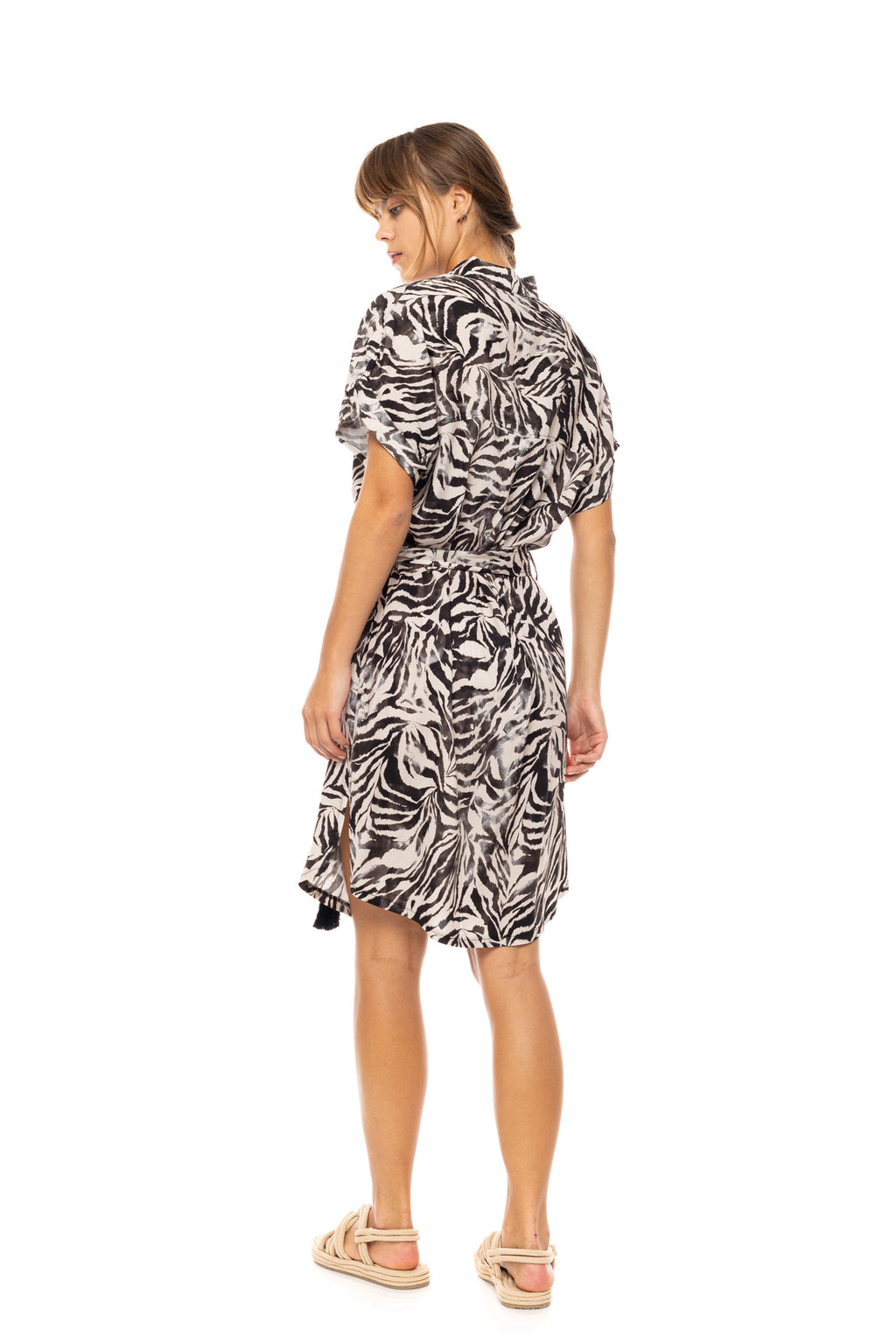 Pink Label - Beachwear Black Leopard