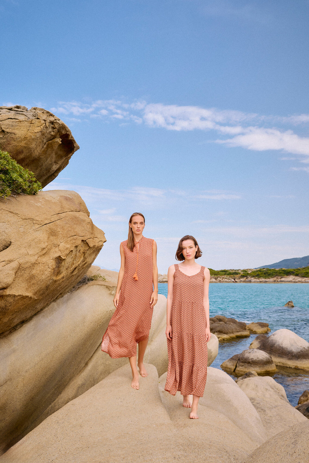 Pink Label - Beachwear Long Prism Geo