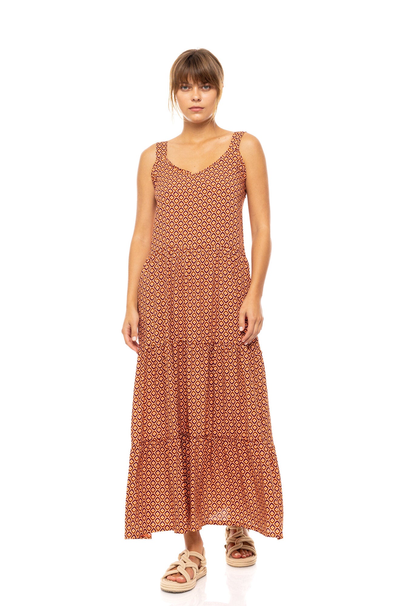 Pink Label - Beachwear Long Prism Geo