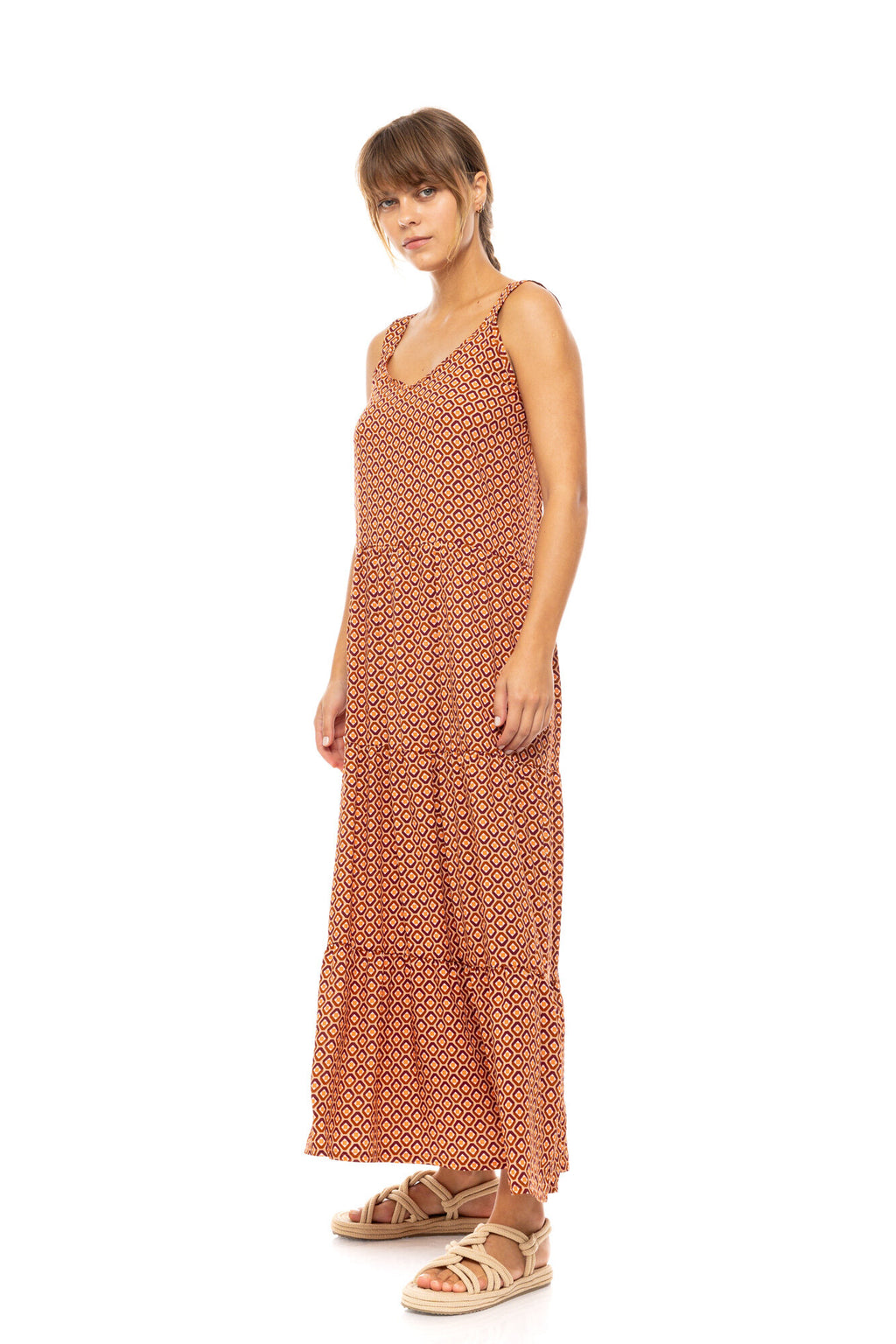 Pink Label - Beachwear Long Prism Geo