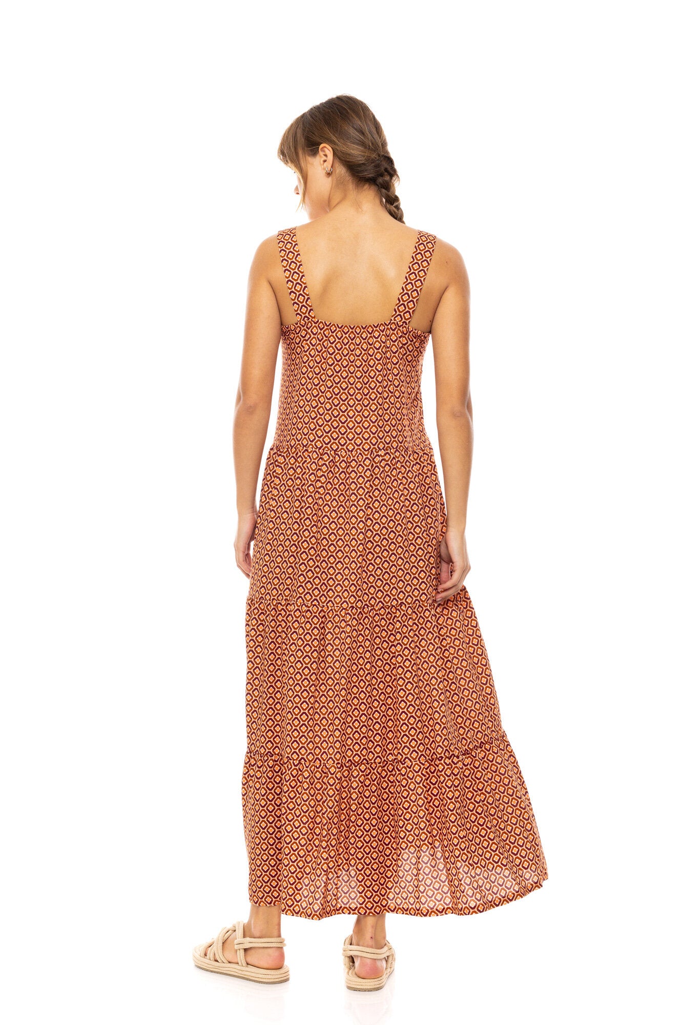 Pink Label - Beachwear Long Prism Geo