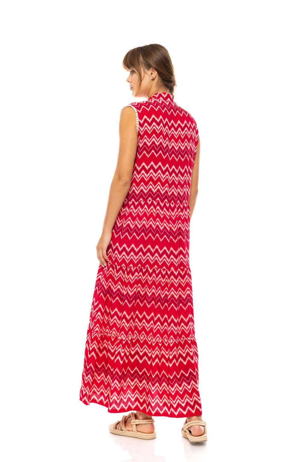 Pink Label - Beachwear Long Rasberry Rainbow